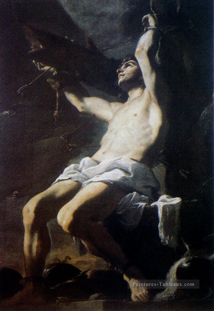St Sebastian Baroque Mattia Preti Peintures à l'huile